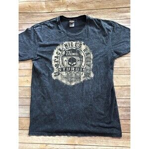 Vintage Harley Davidson Sturgis Badlands T Shirt Mens 2017 Skull Black Hills XL